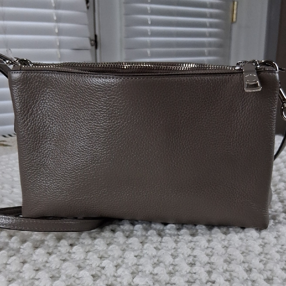 Coach Gray Studded Woman Crossbody Bag - Picture 8 of 15